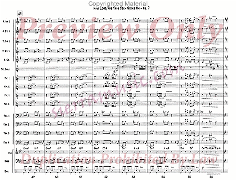 How Long Has This Been Going On Jazz Ensemble scores gallery preview page 8