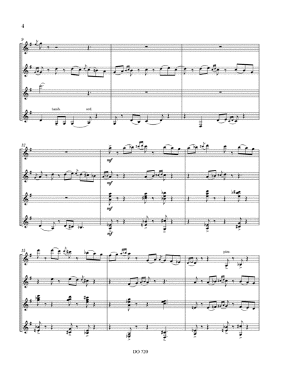 The Red Elf’s Tale The Red Elf’s Tale Guitar Ensemble scores gallery preview page 4