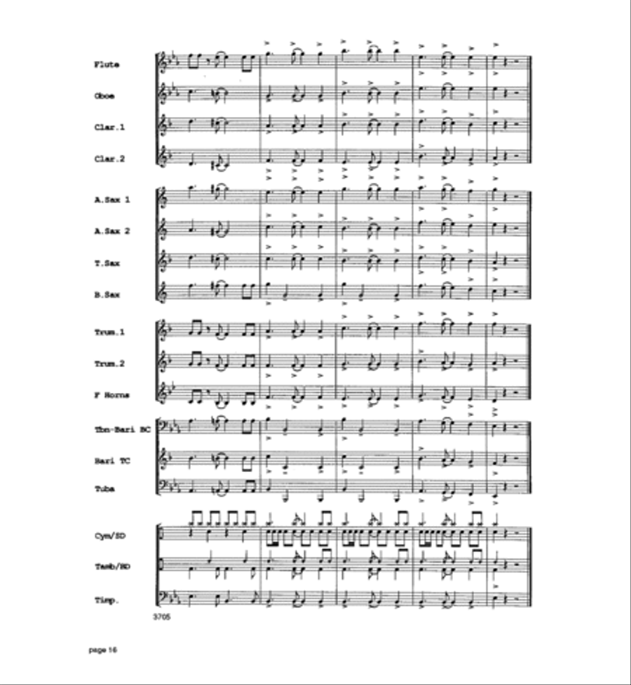 Joy To the World Joy To the World Concert Band scores gallery preview page 17
