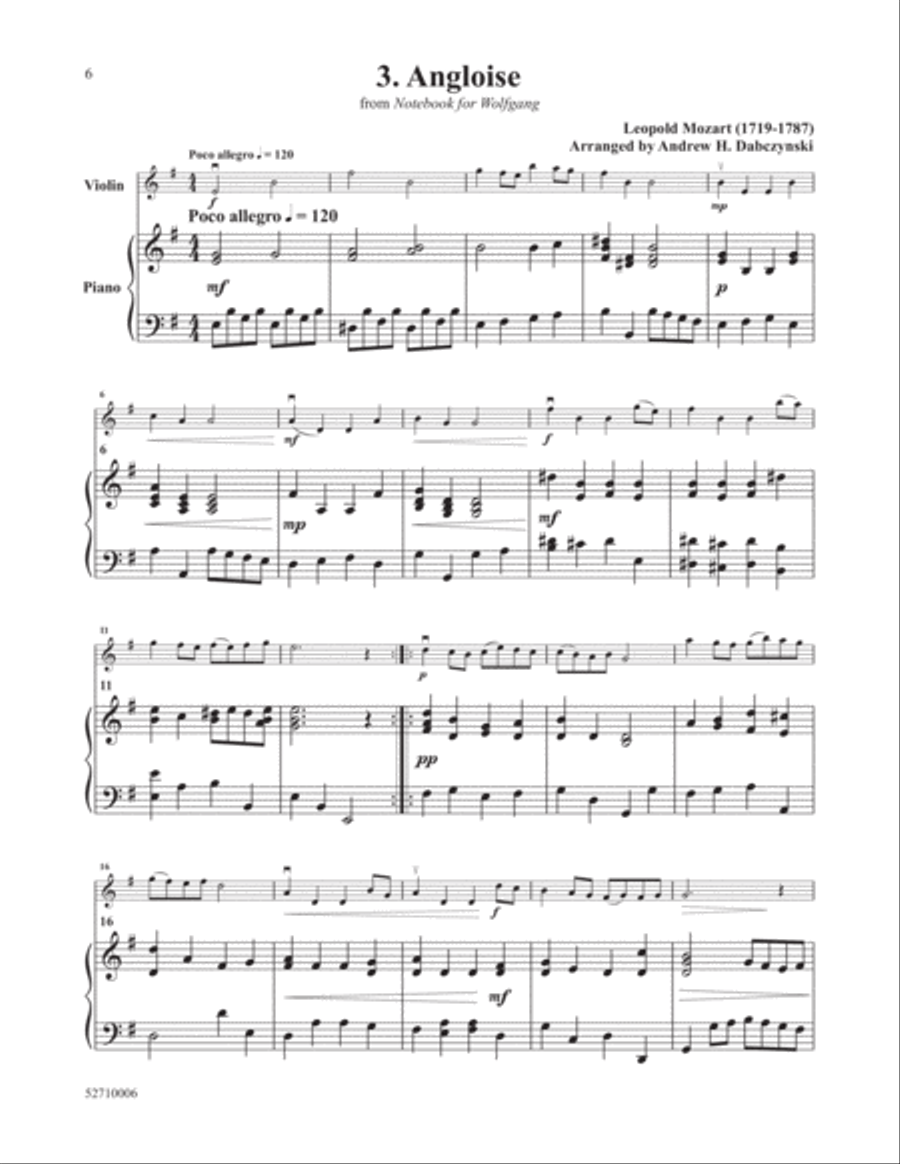 I Can Play Mozart Violin Solo scores gallery preview page 4