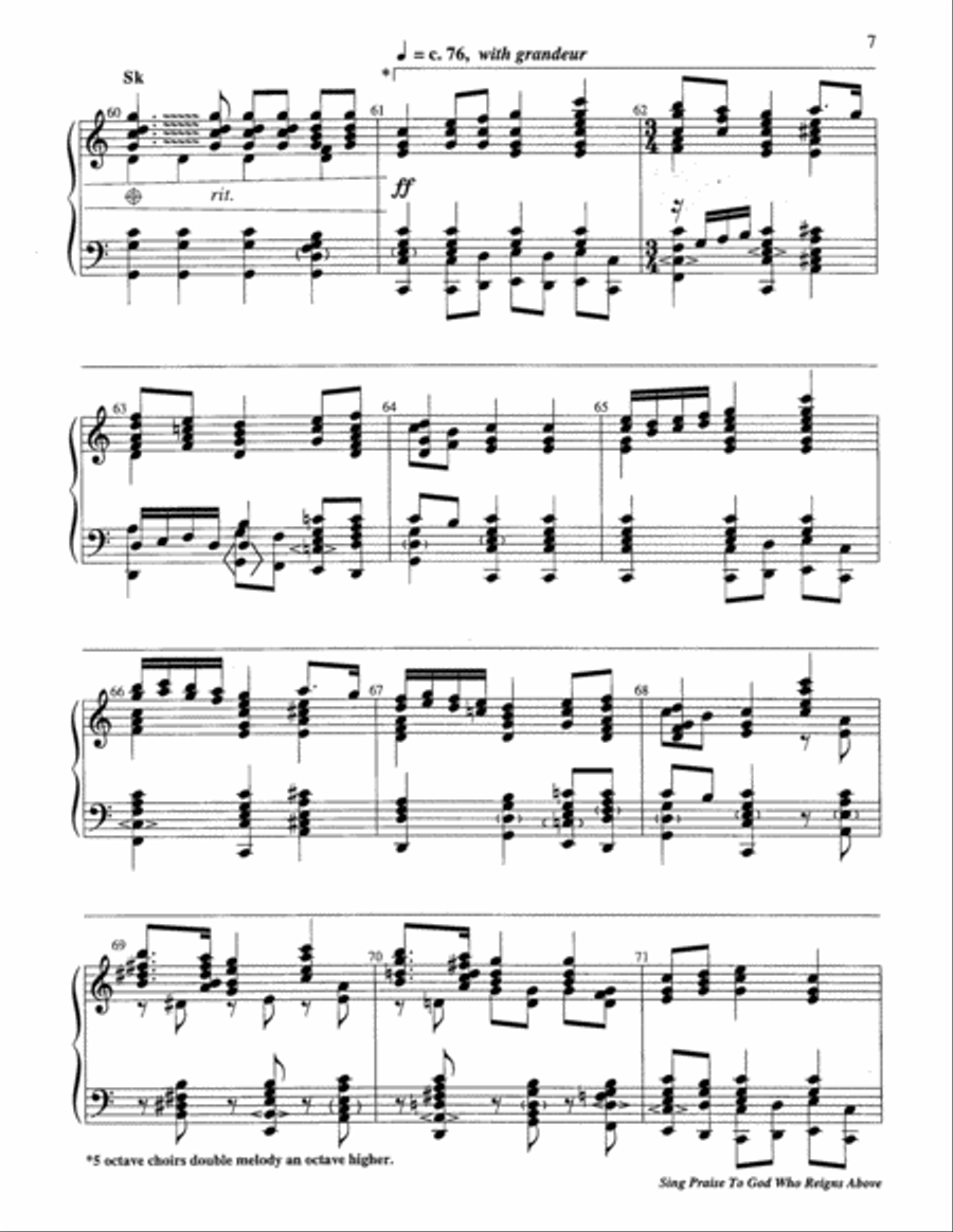 Sing Praise to God 5-Octaves scores gallery preview page 14