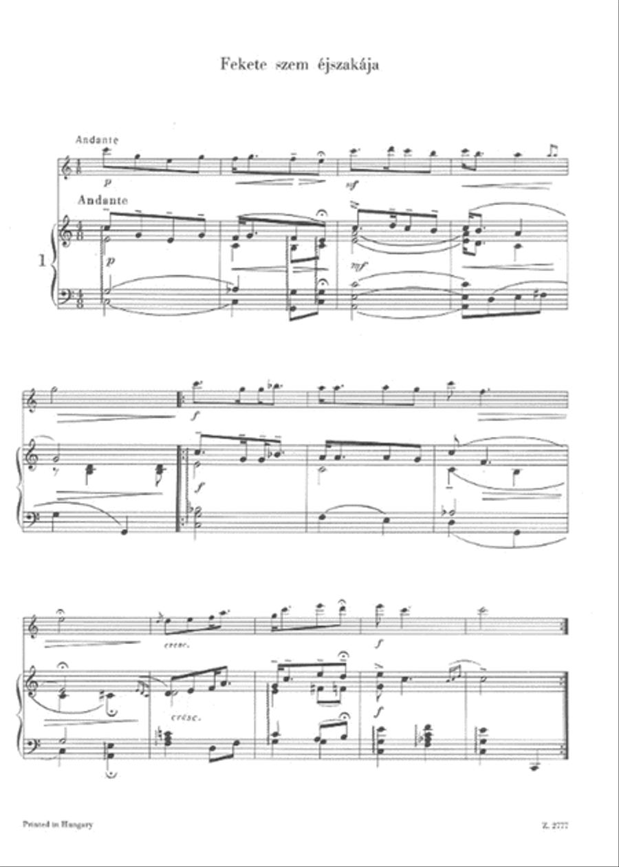 Spiel Auf, Zigeuner! 60 Ungarische Lieder Für Vi Violin Solo scores gallery preview page 2