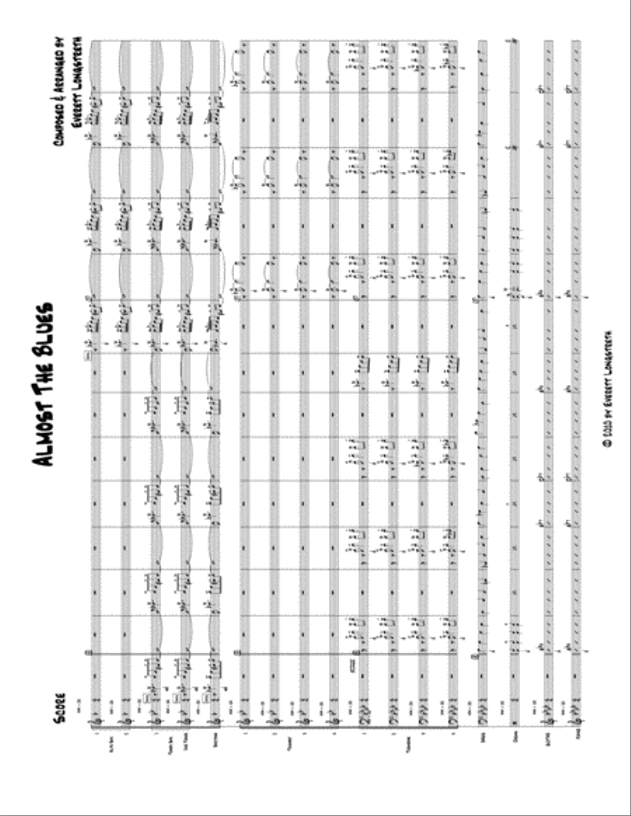 Almost The Blues Jazz Ensemble scores gallery preview page 1