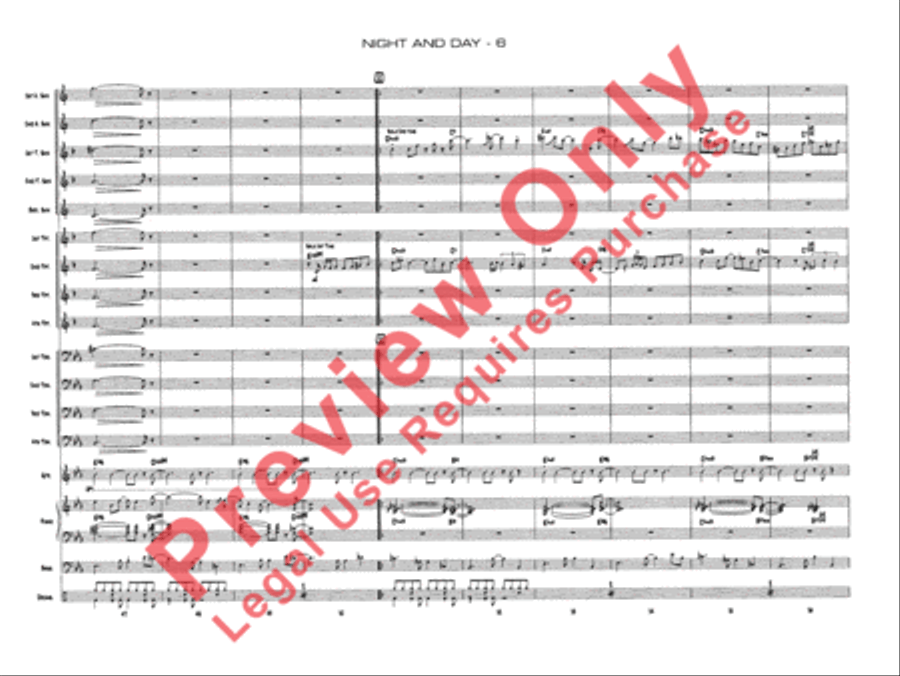 Night and Day Jazz Ensemble scores gallery preview page 9