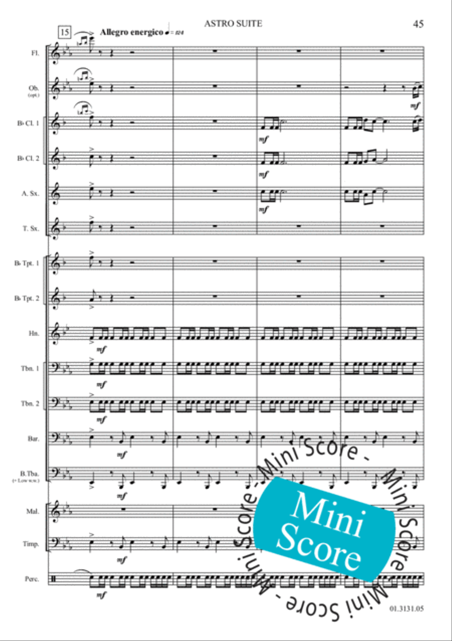Astro Suite Concert Band scores gallery preview page 51