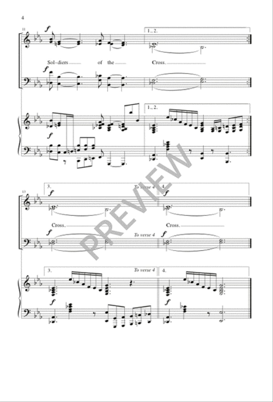 We Are Climbing Jacob's Ladder 4-Part scores gallery preview page 4