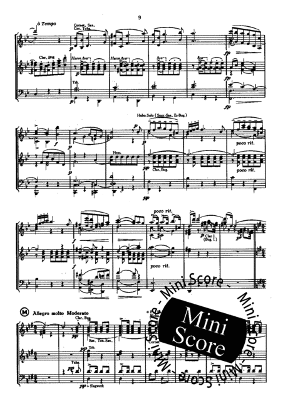 Die Fledermaus Concert Band scores gallery preview page 67