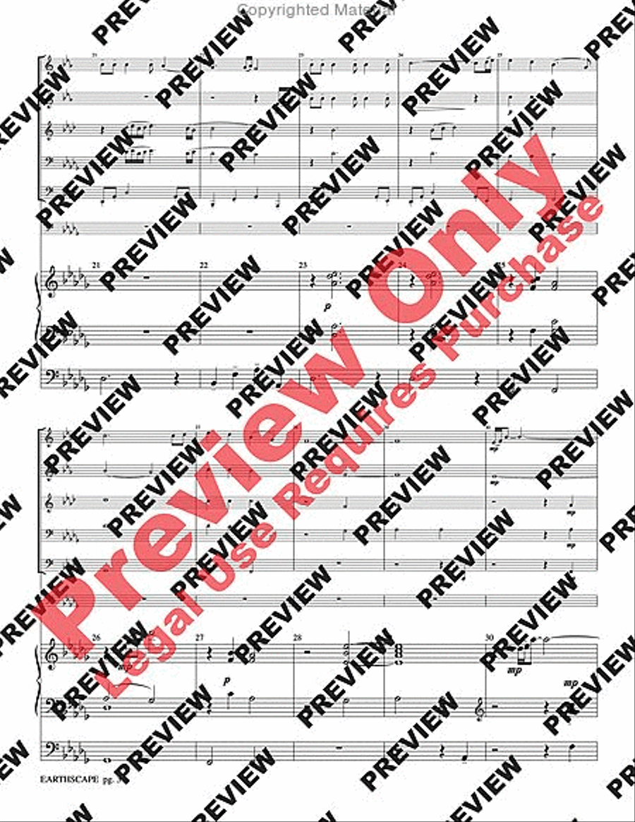 Earthscape Earthscape Brass Ensemble scores gallery preview page 5