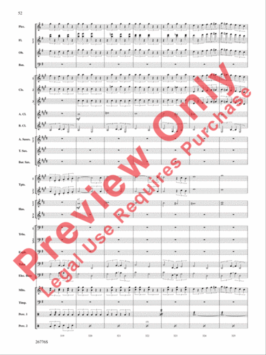 The Music of Disneyland Concert Band scores gallery preview page 53