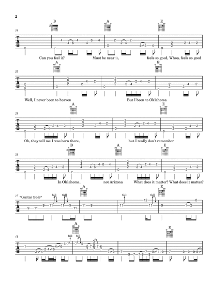 Never Been To Spain Classical Guitar scores gallery preview page 2