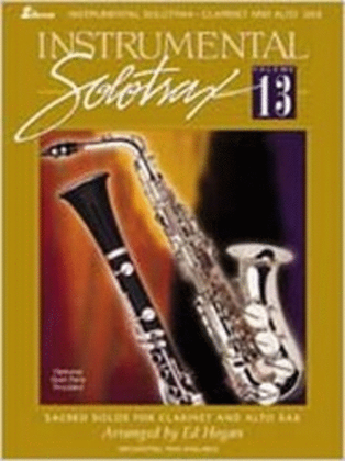Book cover for Instrumental Solotrax, Vol. 13: Clarinet/Alto Sax - Book and CD