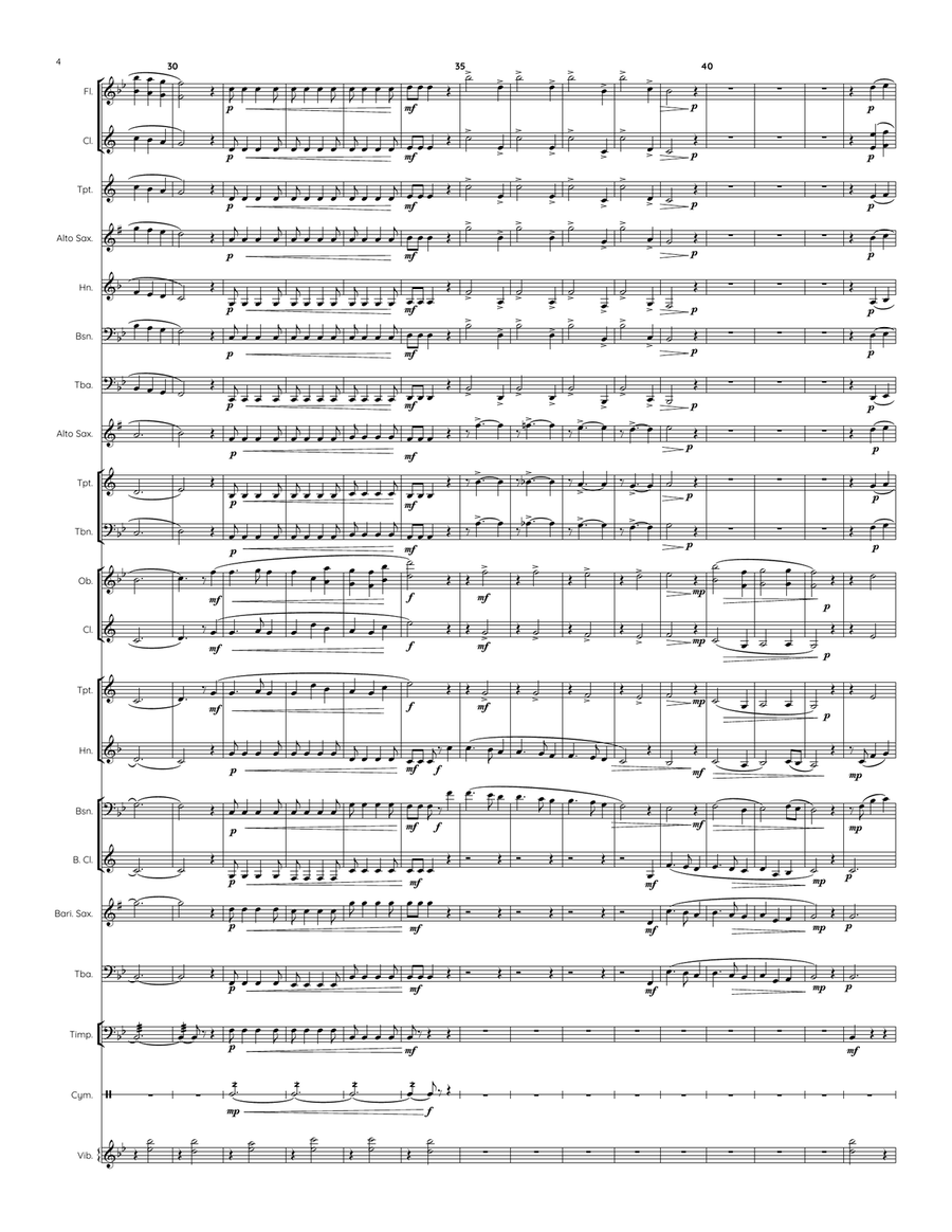 AWAY IN A MANGER - TWO SETTINGS with Flex-Scoring Options Concert Band scores gallery preview page 4