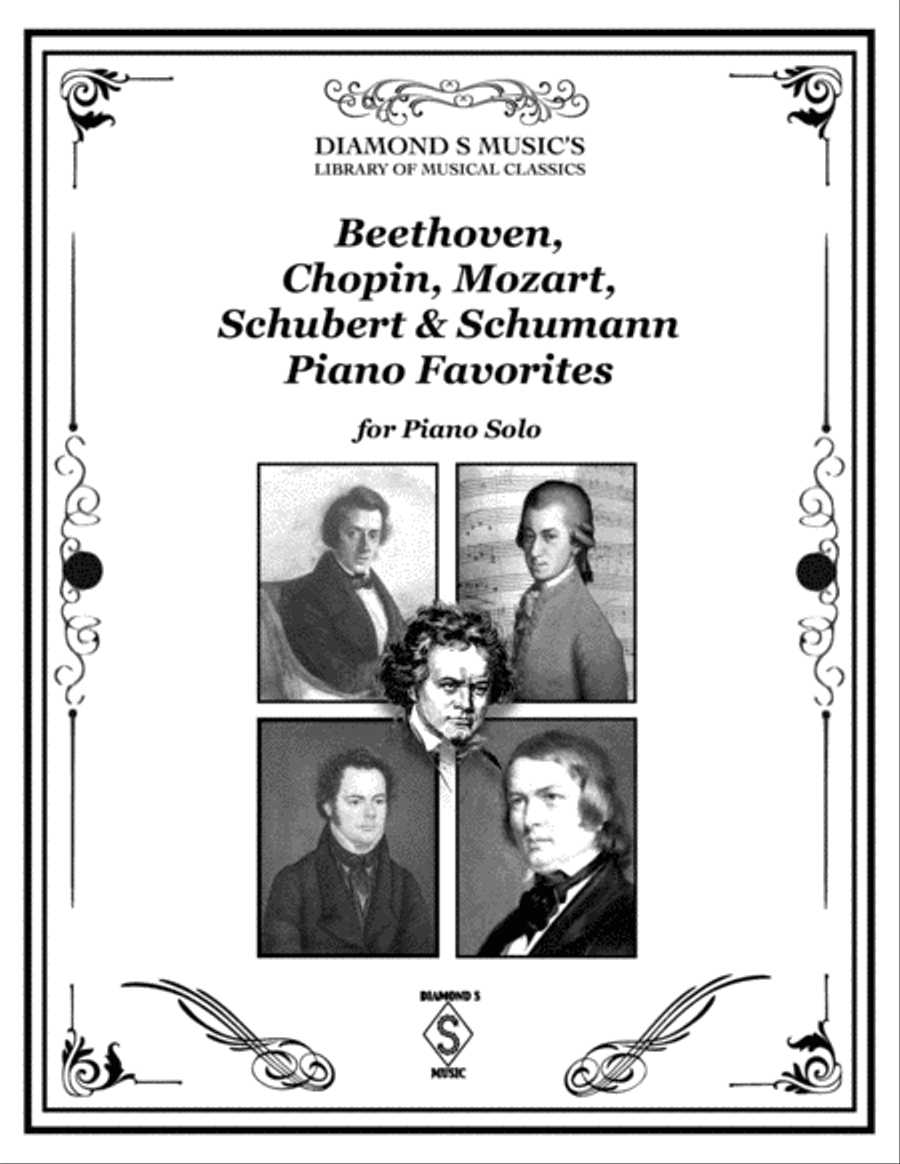 Beethoven, Chopin, Mozart, Schubert & Schumann Piano Favorites Collection - Piano Solo Piano Solo scores gallery preview page 2