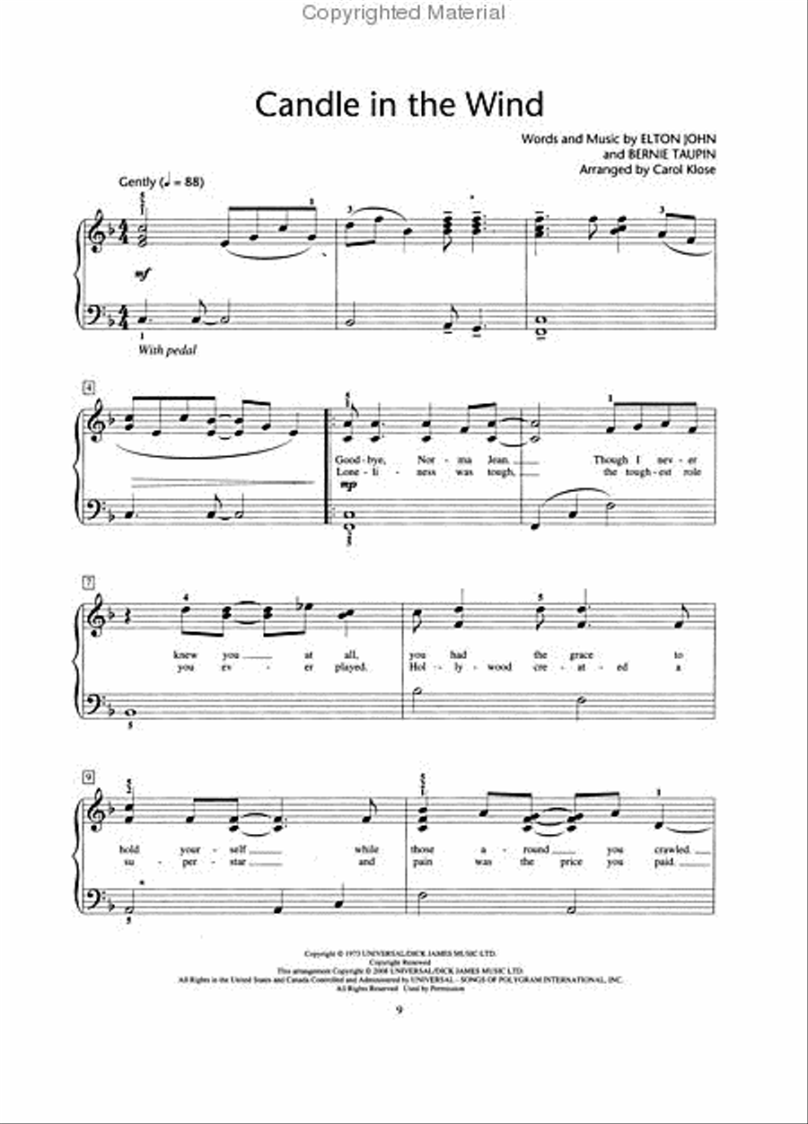 Elton John Piano Method scores gallery preview page 3