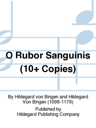 Book cover for O Rubor Sanguinis (10+ Copies)
