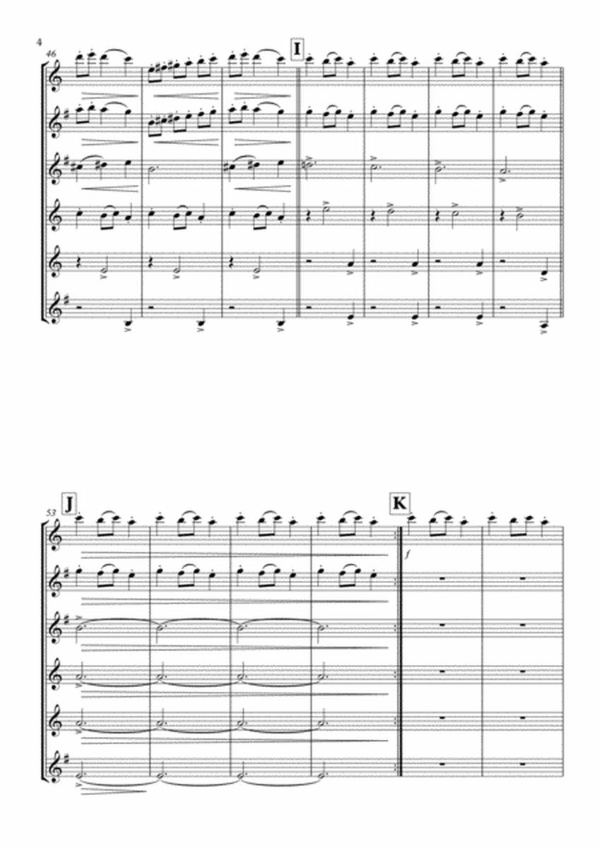 Carol of the Bells - Saxophone Ensemble SAATTB image number null