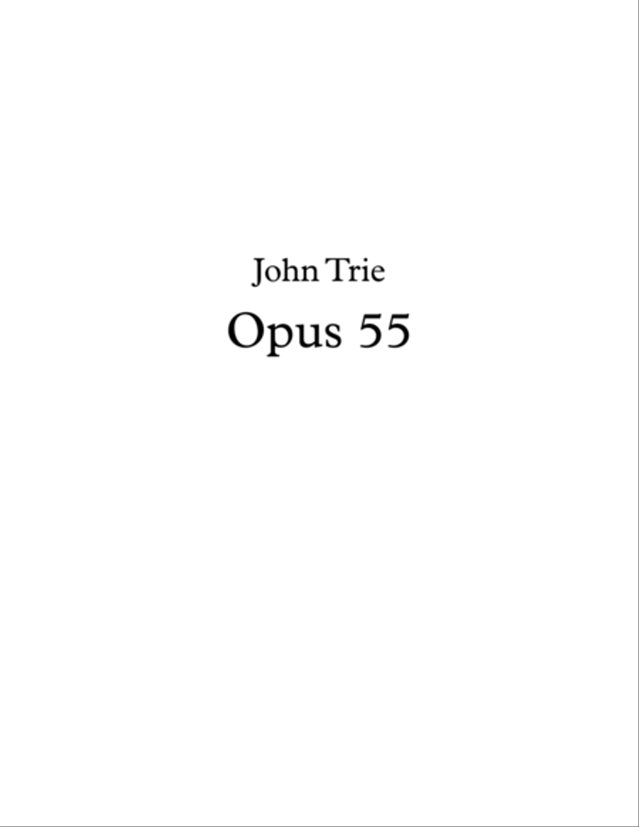 Opus 55 - tablature Opus 55 - tablature Classical Guitar scores gallery preview page 1