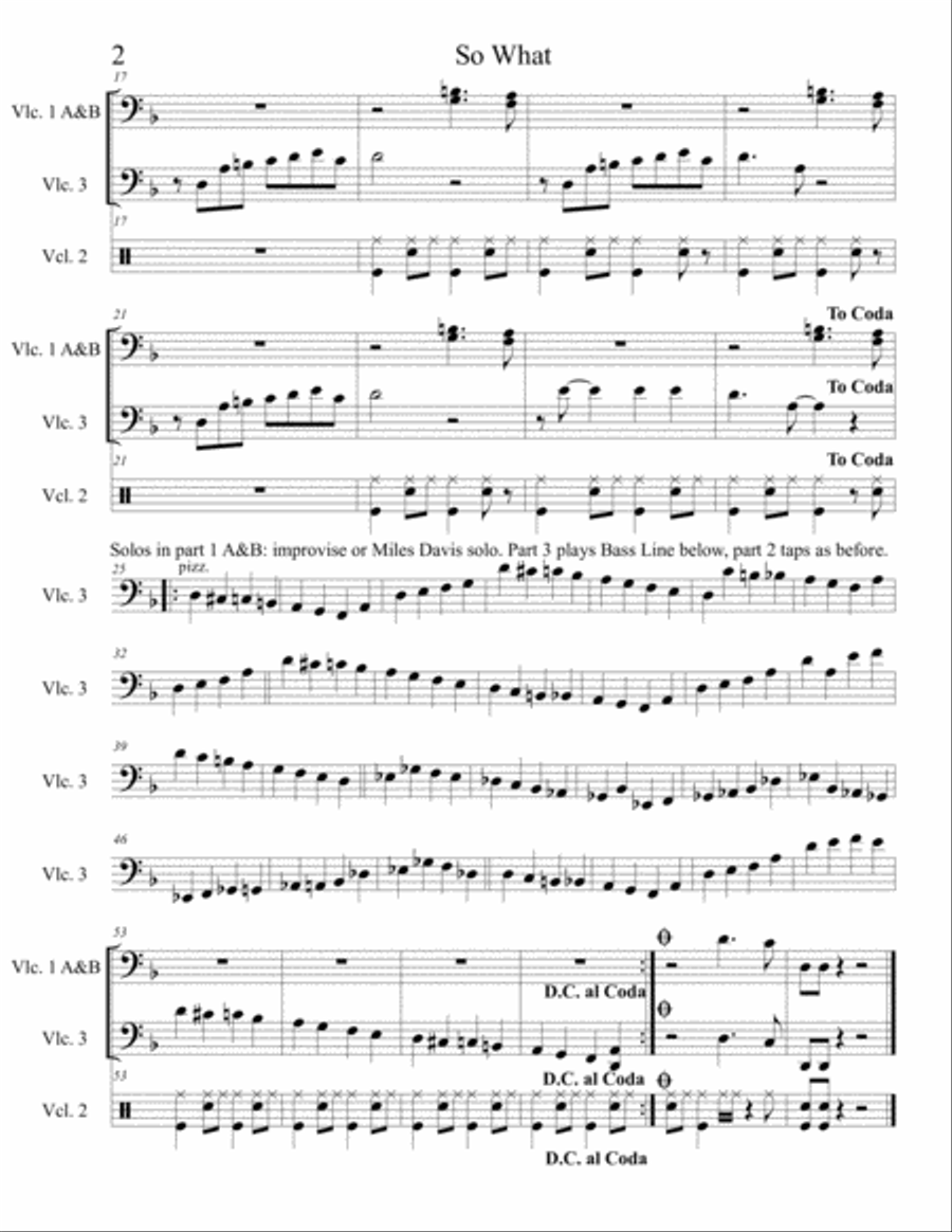 So What Small Ensemble scores gallery preview page 2