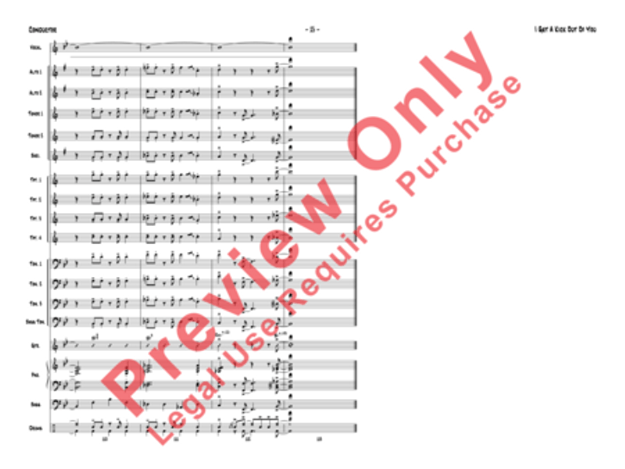 I Get a Kick Out of You Jazz Ensemble scores gallery preview page 18