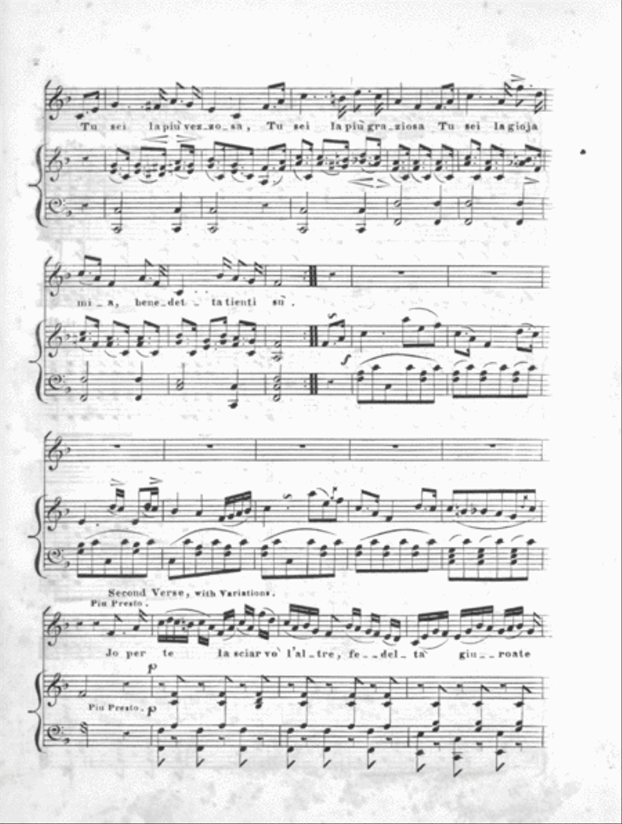 Benedetta Sia la Madre. Canzoncina Voice scores gallery preview page 2
