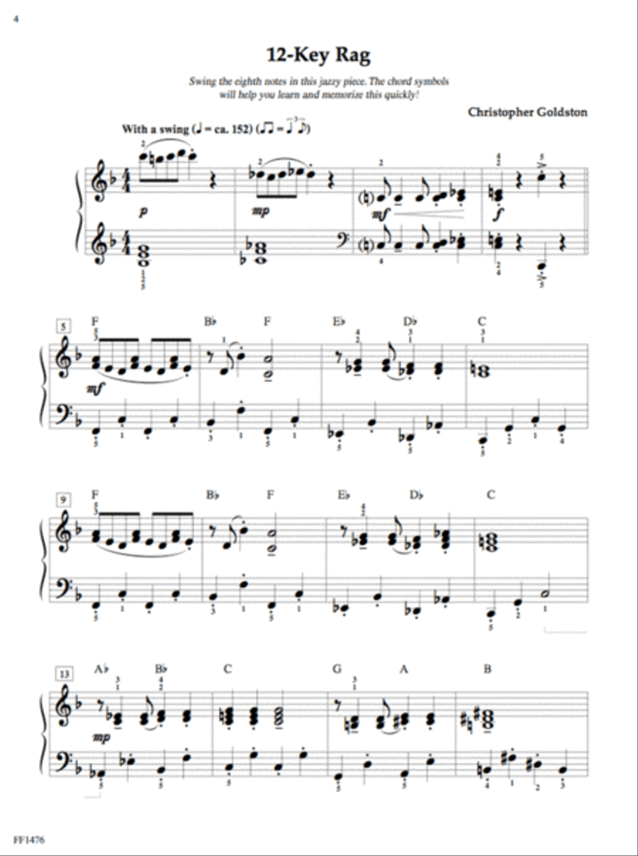 Fantastic Fingers, Book 4 Piano Method scores gallery preview page 3