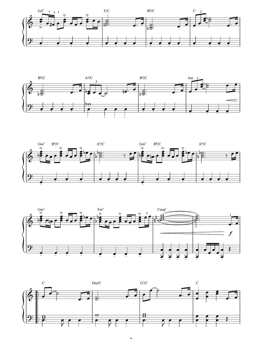 Raiders March Raiders March Piano Solo scores gallery preview page 2