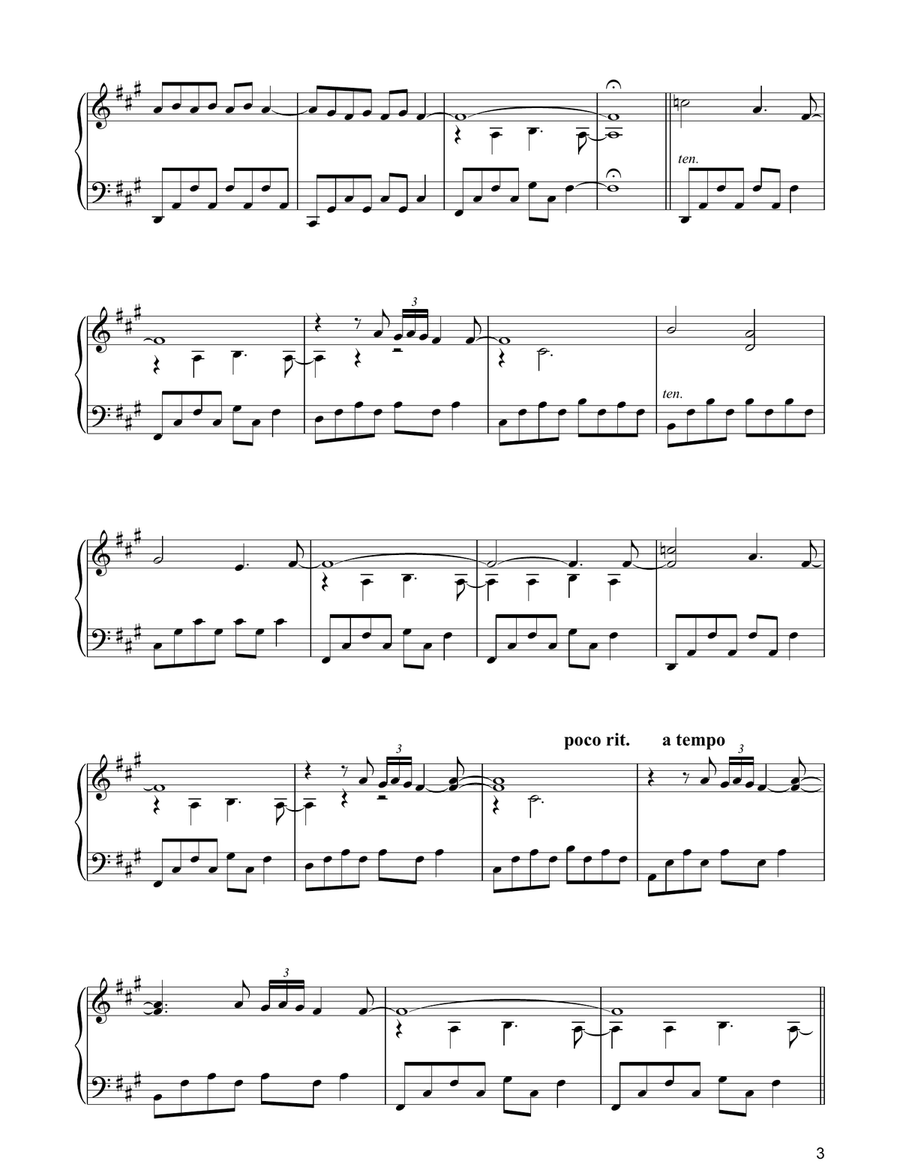 Monday Piano Solo scores gallery preview page 3
