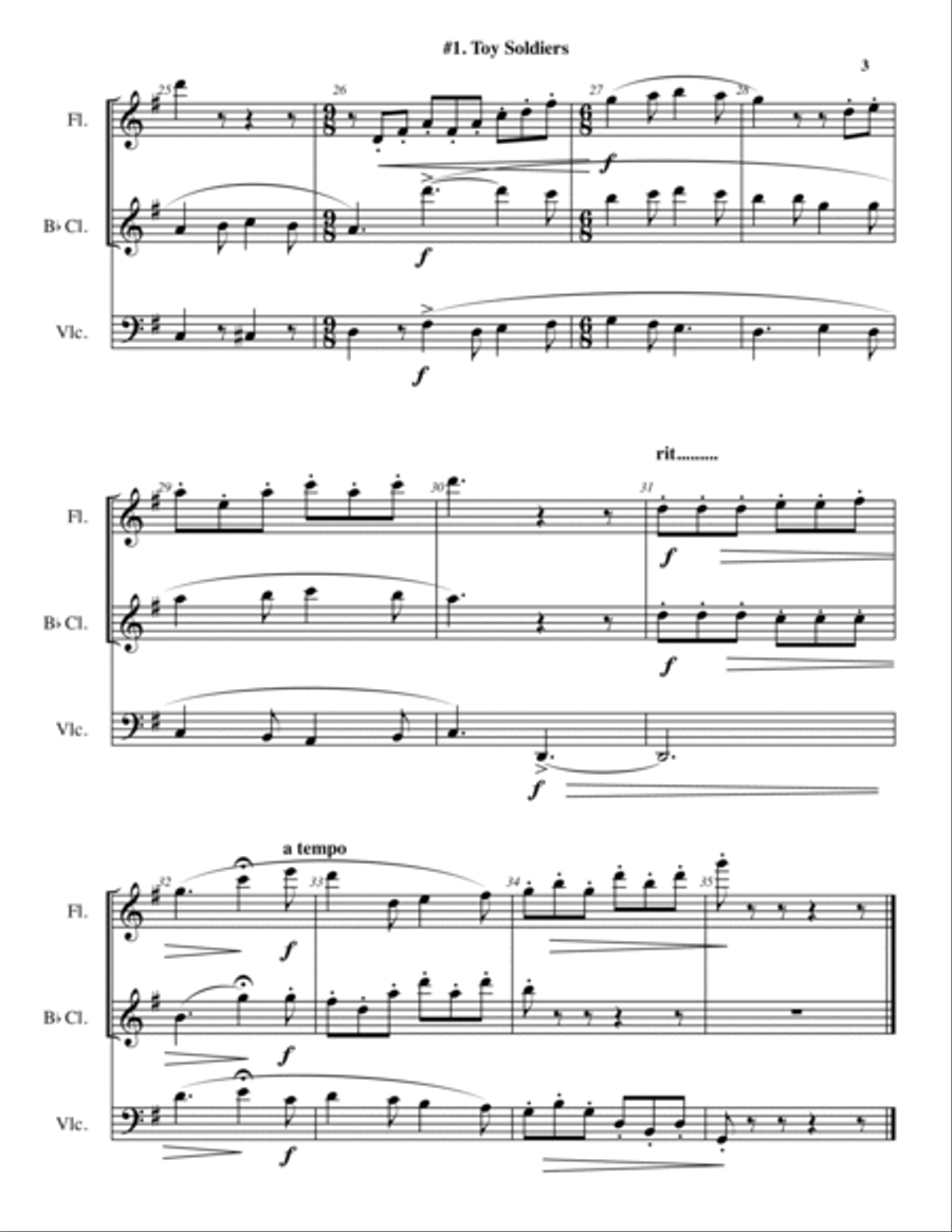 A Chidren's Suite Small Ensemble scores gallery preview page 3