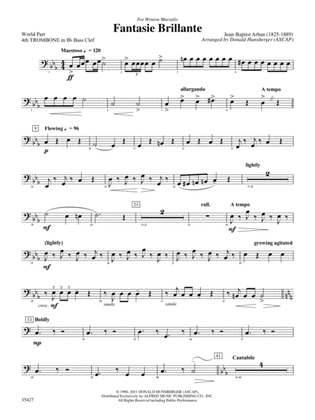 Fantasie Brillante: (wp) Bb Trombone B.C. 4
