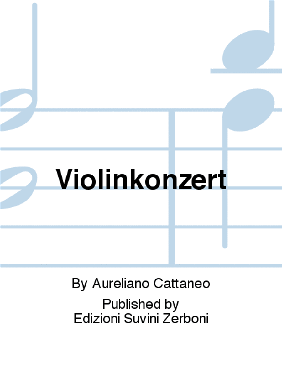 Violinkonzert Violin Solo scores gallery preview page 1