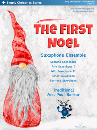 Book cover for The First Noel (Saxophone Ensemble)