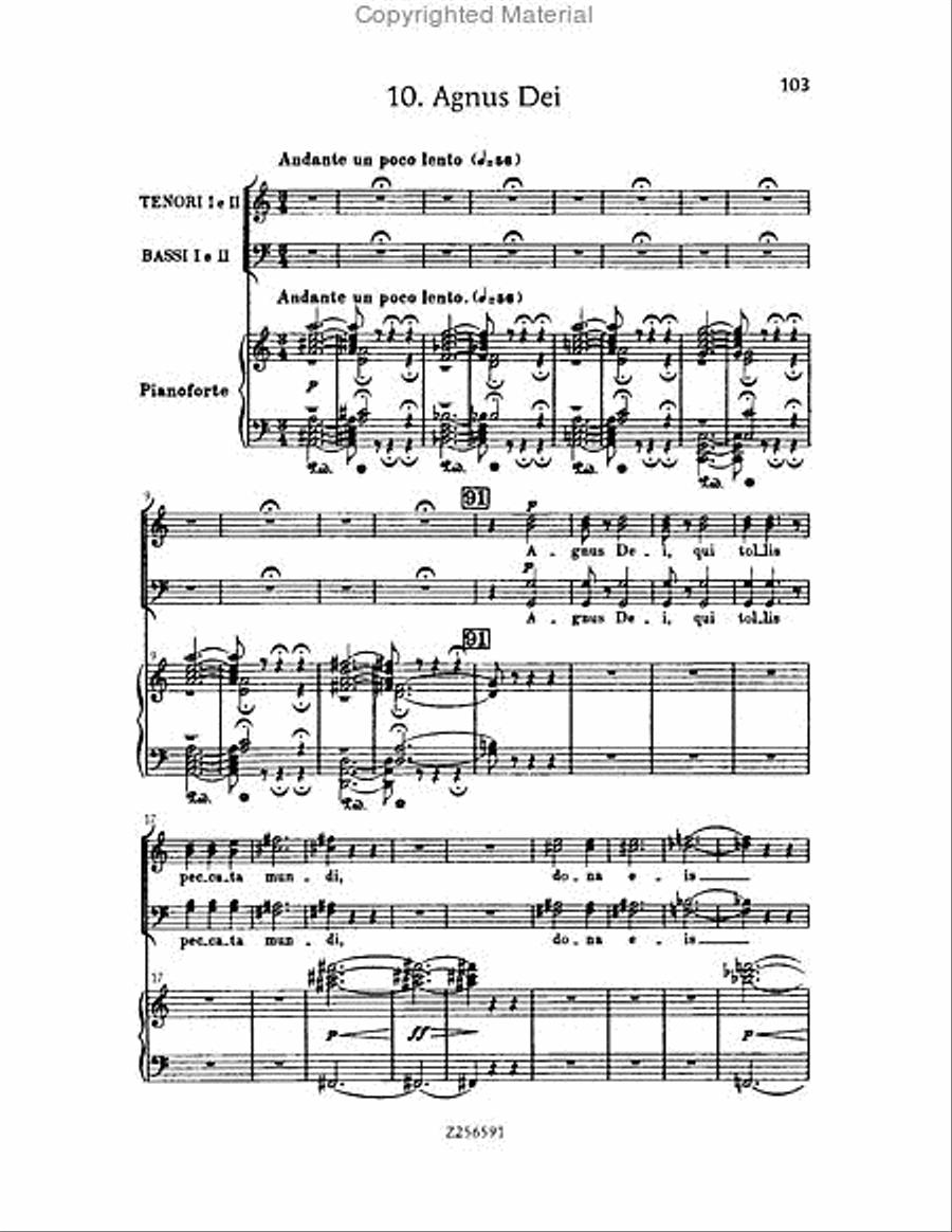 Grande Messe du Morts, H 75 Choir scores gallery preview page 103