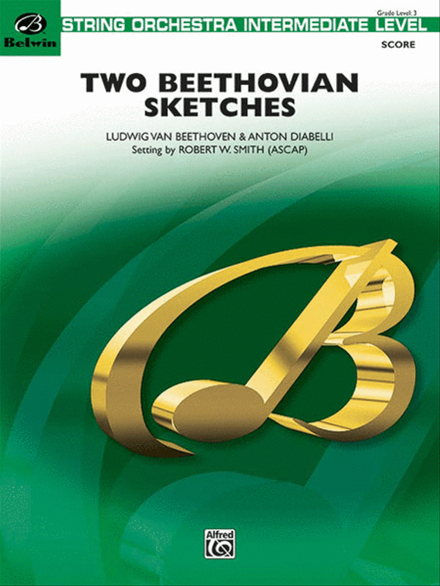 Two Beethovian Sketches Orchestra scores gallery preview page 1
