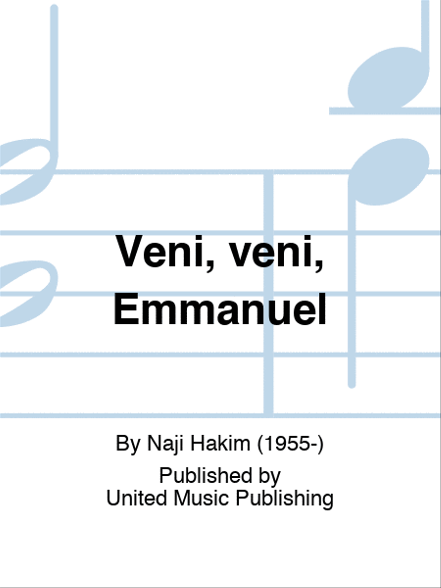 Veni, veni, Emmanuel Mixed Choir scores gallery preview page 1