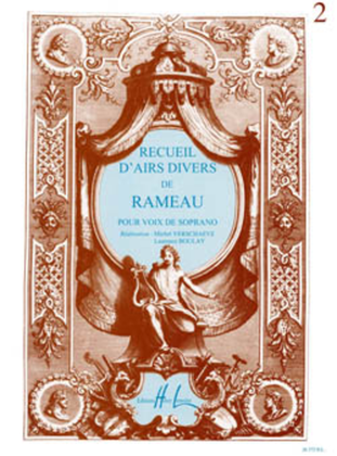 Book cover for Recueil d'airs - Volume 2