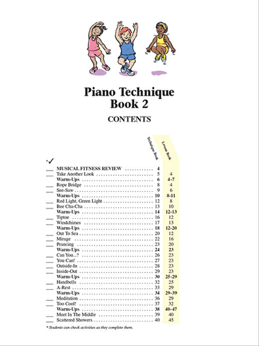 Piano Technique Book 2 Piano Method scores gallery preview page 2