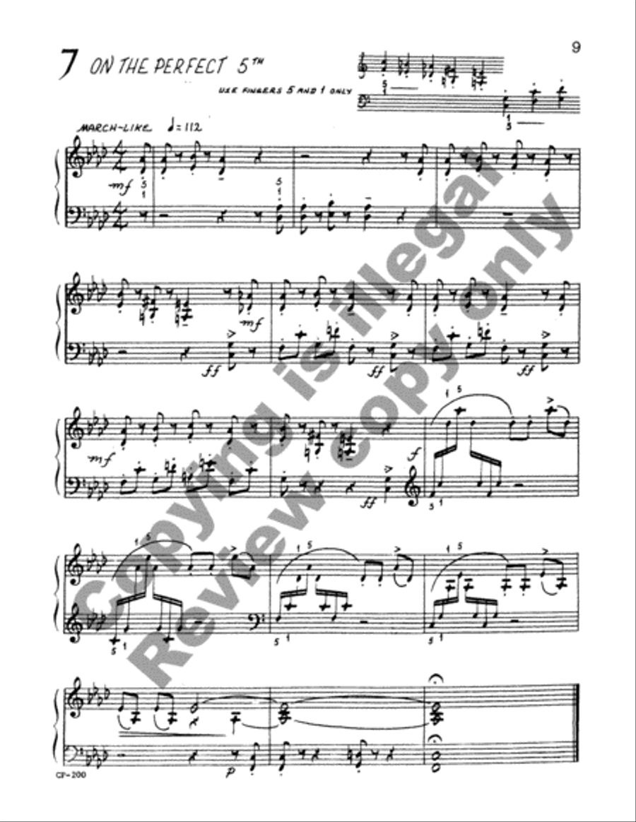 Twelve Little Etudes Piano Method scores gallery preview page 9