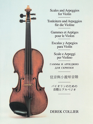 Book cover for Scales and Arpeggios for Violin