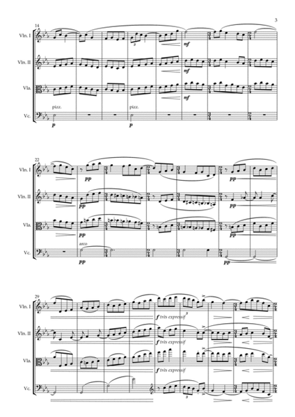 Ma Mère l’Oye Suite arranged for String Quartet image number null
