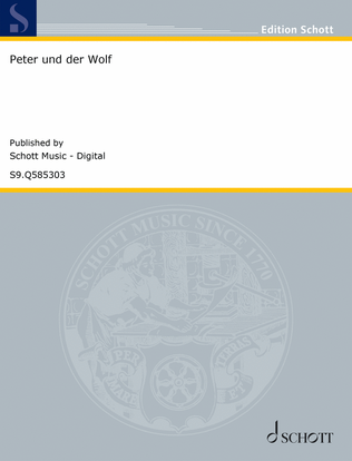 Book cover for Peter und der Wolf
