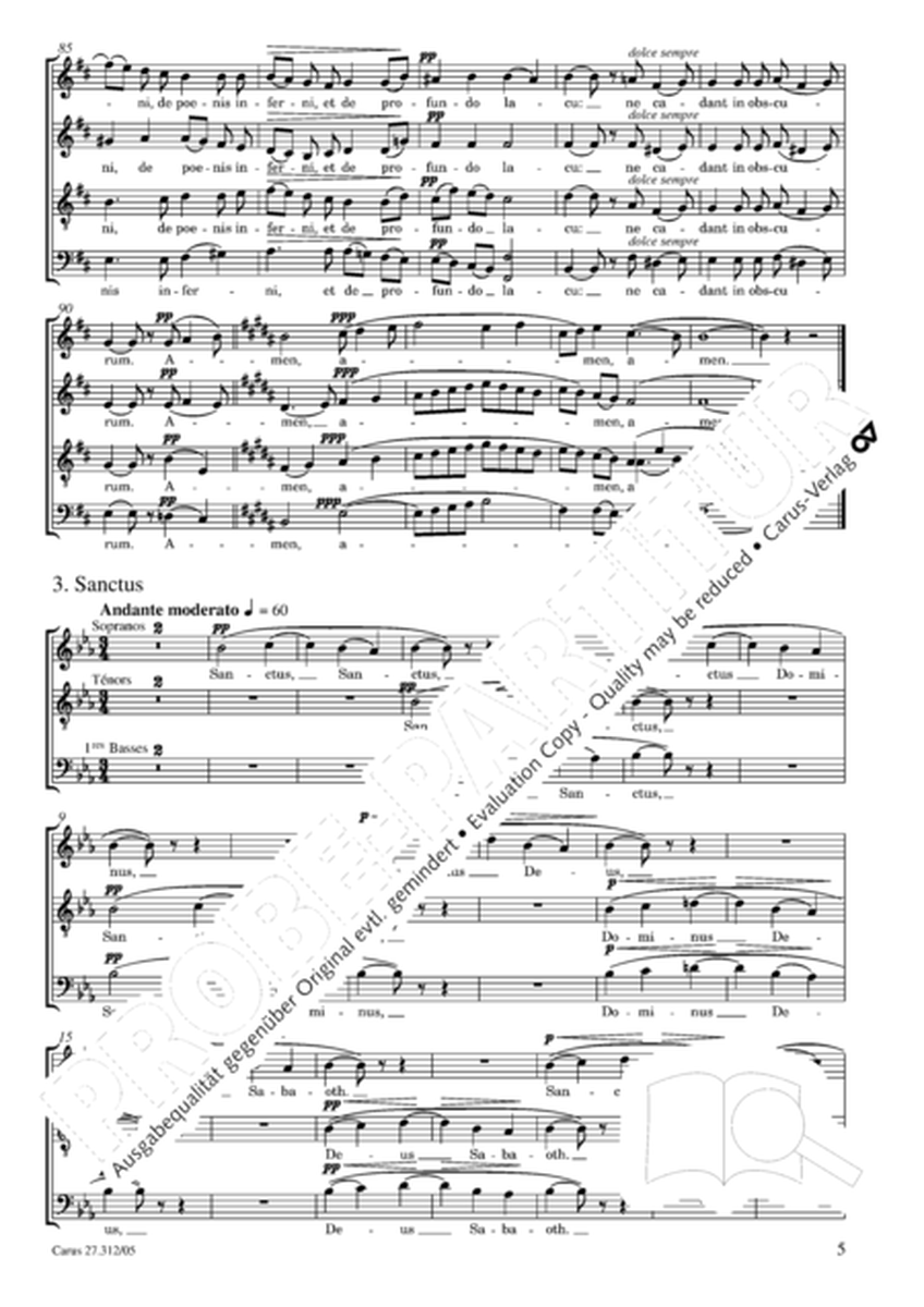Requiem. Version for symphony orchestra (Requiem. Fassung fur Sinfonieorchester)