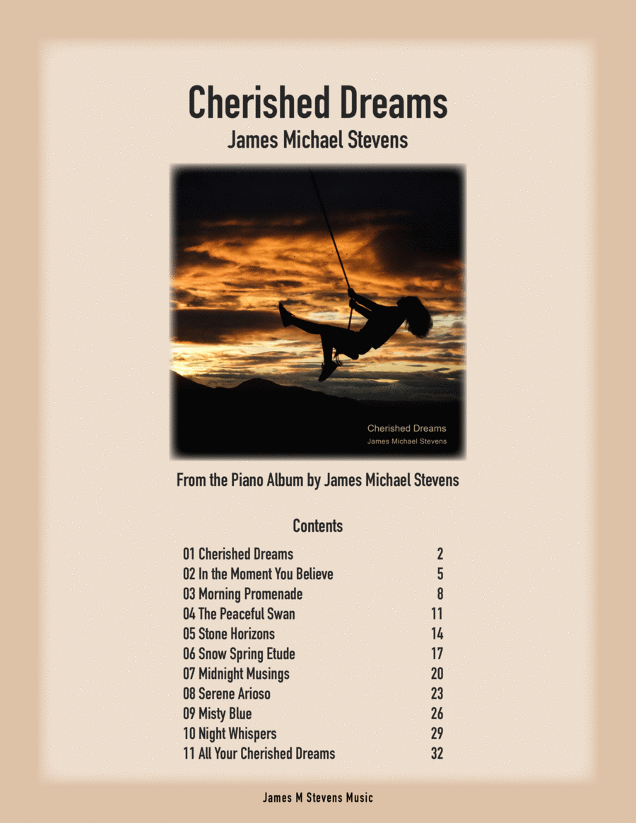 Cherished Dreams - Piano Book image number null