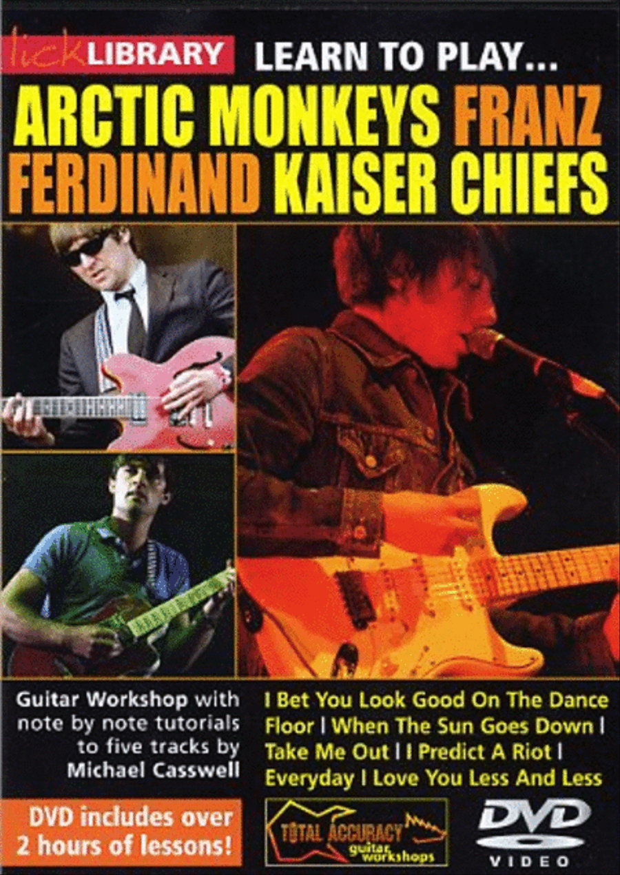 Learn To Play Arctic Monkeys, Franz Ferdinand Guitar scores gallery preview page 1