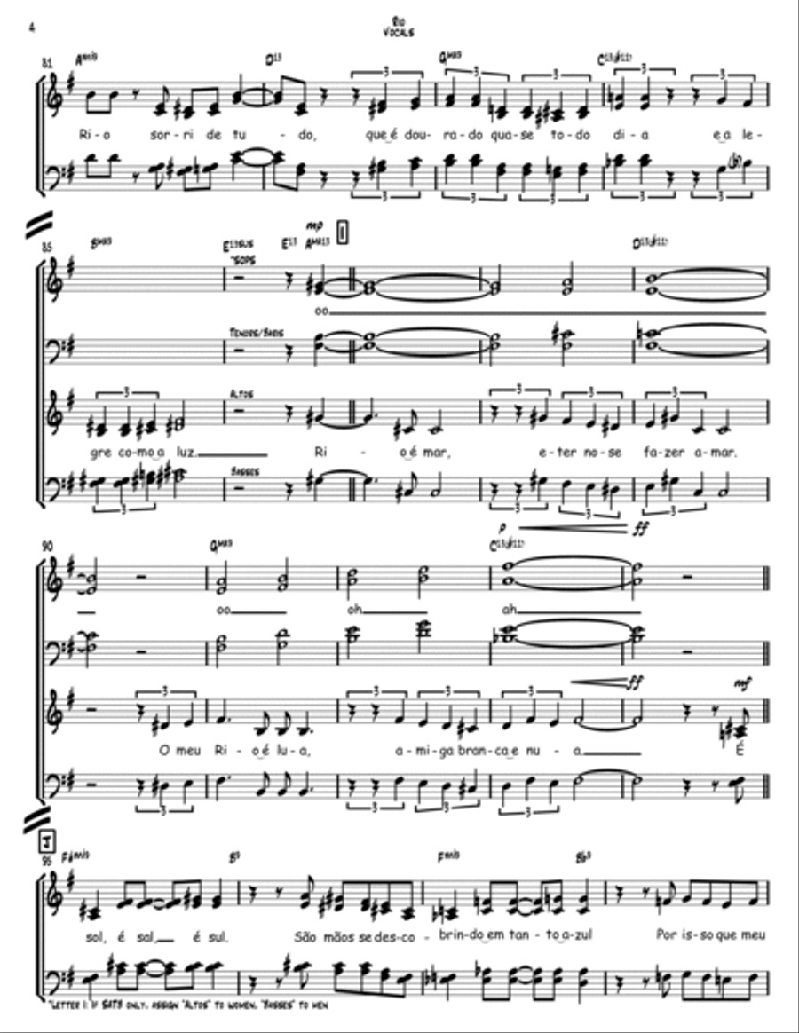Rio 4-Part scores gallery preview page 4