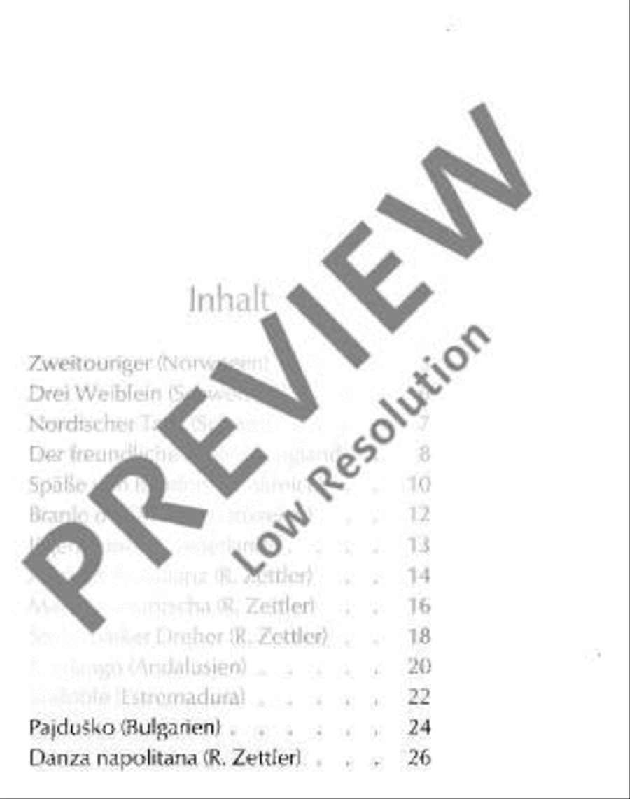 Dance Movements from Europe Performance Score scores gallery preview page 5