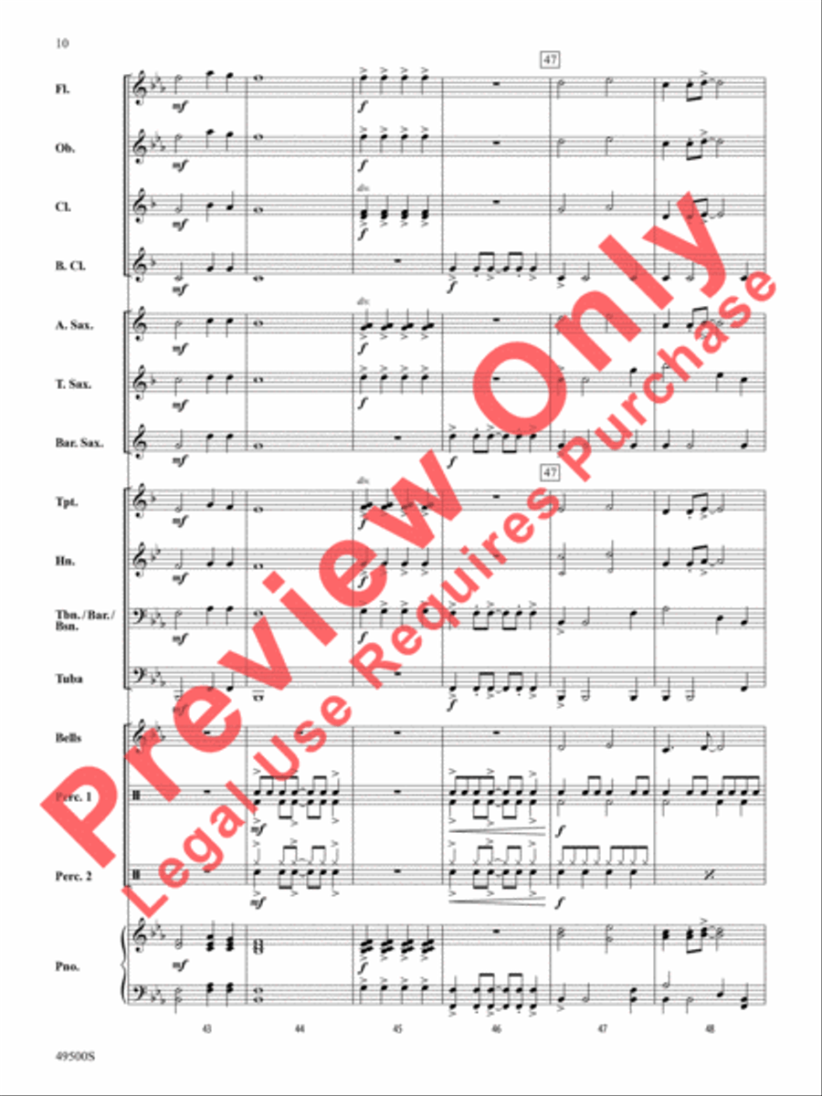Megawatt Rock Megawatt Rock Concert Band scores gallery preview page 11