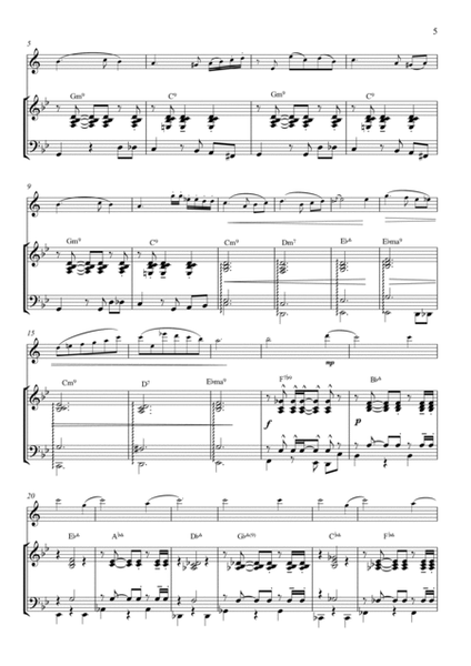 8 Swinging Xmas Carols for Bb Bass Clarinet & Piano image number null