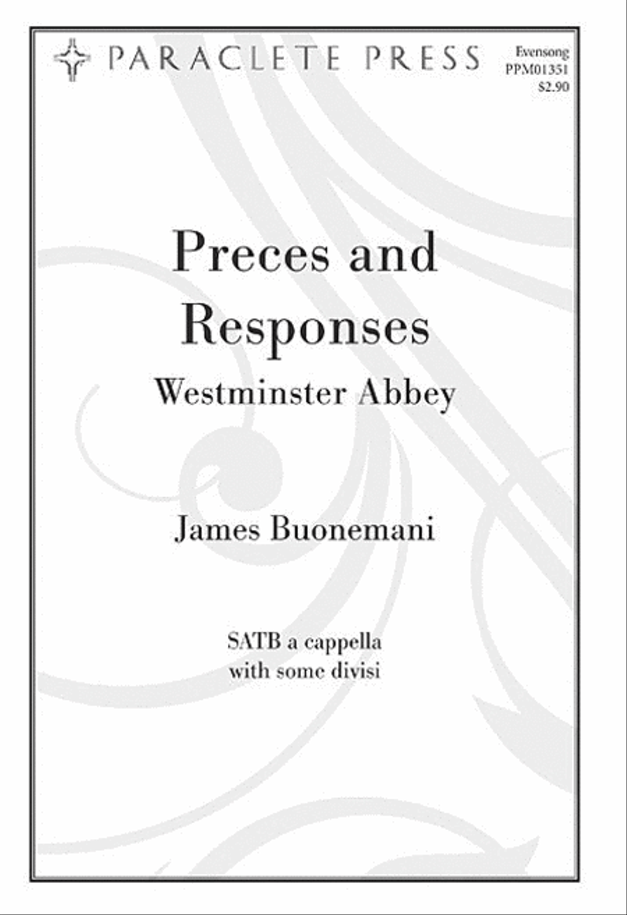 Preces and Responses Westminster Abbey Divisi scores gallery preview page 1