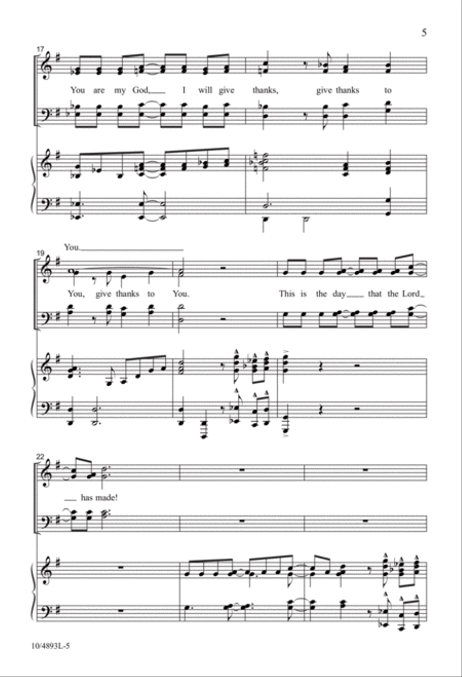Psalm of Jubilation! Psalm of Jubilation! 4-Part scores gallery preview page 5