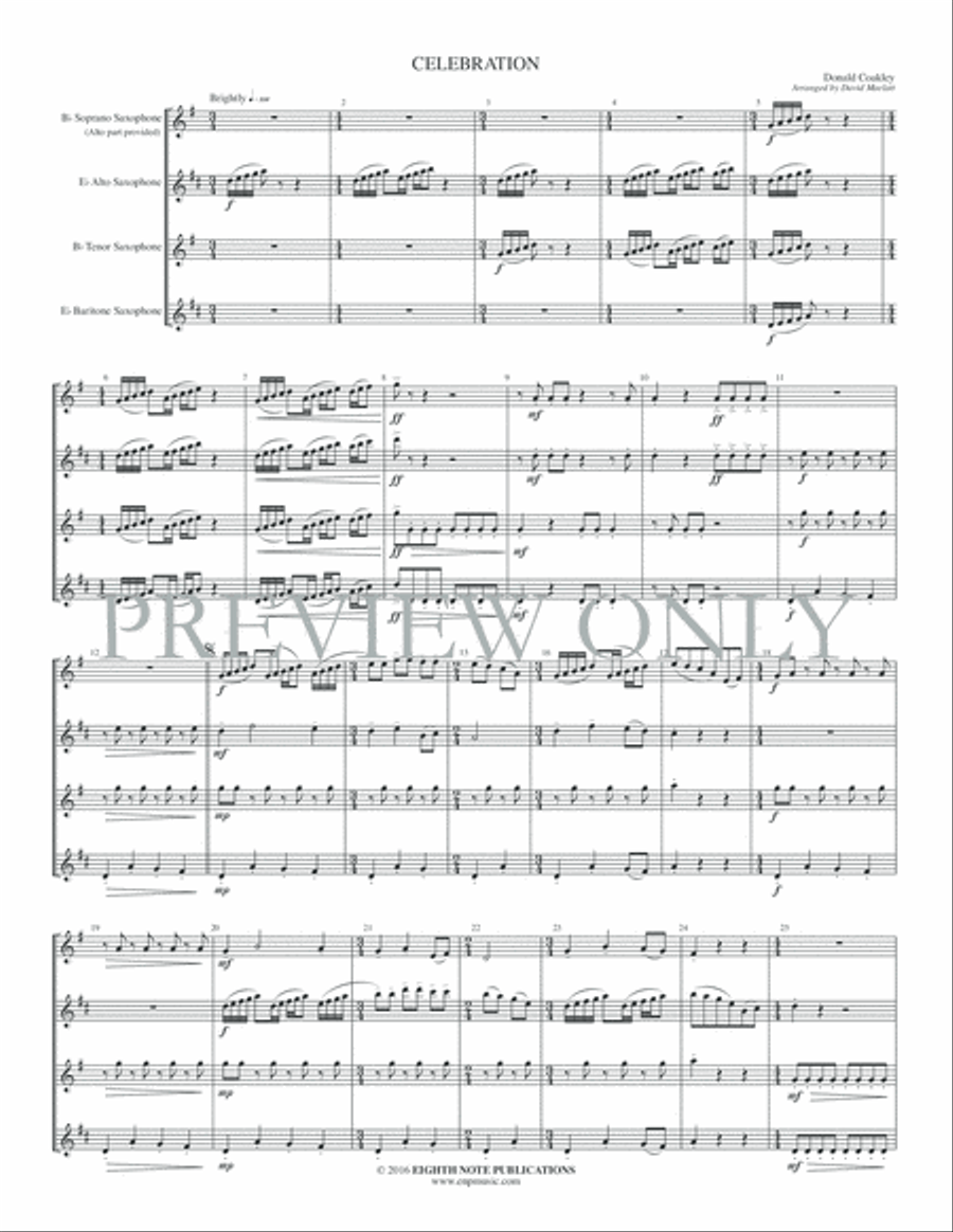 Celebration Small Ensemble scores gallery preview page 3